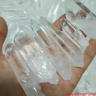 500g Natural Clear Quartz Crystal Points Terminated Wand Specimen Reiki Healing4