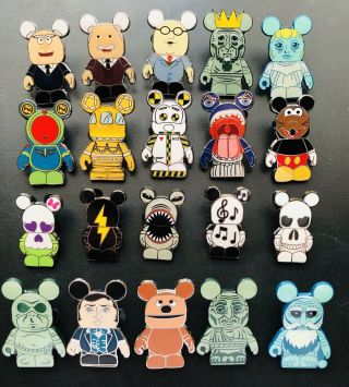 20 Disney Vinylmation Trading Pins Haunted Mansion Park Muppets Chaser Authentic