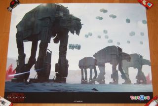 2017 Star Wars The Last Jedi Toys R Us Tru Force Friday Exclusive Poster