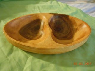 Beekman Wood Snack Bowl Divided