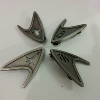 Star Trek Pin Engineering Pin Command Pin Science Badge Set Of 4 Pin Brooch