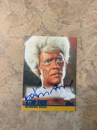 A115 David Soul Autograph Auto Card Star Trek Tos 40th Anniv.  Starsky And Hutch