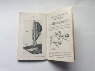 Old Vintage 1947 Singer Sewing Machine Instruction Booklet Model 66 - 18 5
