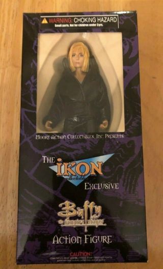 Buffy From Buffy The Vampire Slayer Action Figure Ikon Exclusive Moore 2003 Mib
