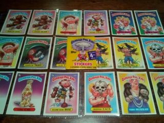 1986 Topps Garbage Pail Kids Series 4 Complete Set W/ Wax Pack