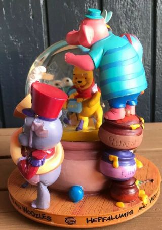 Disney Winnie The Pooh Snowglobe Heffalumps And Woozles Snow globe 8