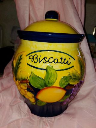Nonni S Biscotti Jar