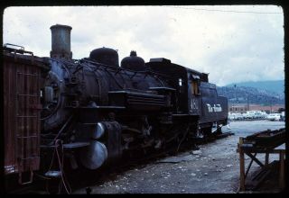 Rail Slide - Drgw Denver & Rio Grande West 481 Durango Co 7 - 25 - 1972