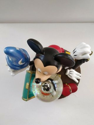 Disney Mickey Mouse Mini - Snow Globe Theater Steamer Trunk Steamboat Willie 2