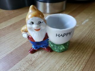Snow White And The Seven Dwarfs Egg Cup " Happy "