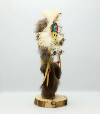 Navajo Sunface Kachina Doll Handmade and Signed by G.  M. 2