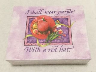 Red Hat Society Box Of 12 Cards And Enveloes By Elizabeth Lucas Designs