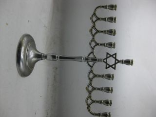 Menorah מנורה Classic Judaica Hannukah Jewish Magen David מנורה