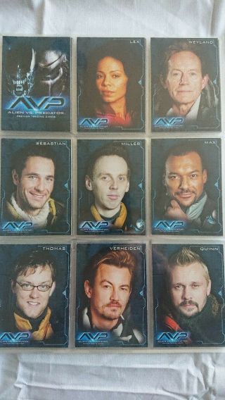 Alien Vs Predator Trading Cards - Inkworks - 2004 - 90 Cards Full Base Set