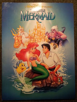 The Little Mermaid Vintage Disney Vhs Promo Packet,  Banned Penis Art
