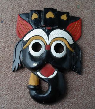 Vintage Wooden Thai Mask