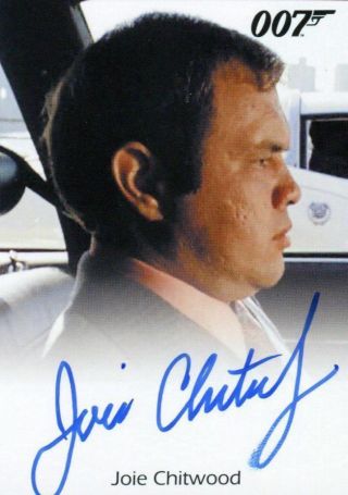 James Bond Archives 2015 Autograph Card Joie Chitwood Charlie