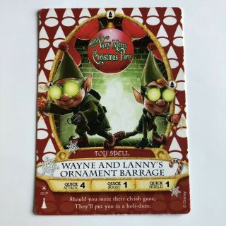 Sorcerers Of The Magic Kingdom Holiday Card 02/p Wayne And Lanny 