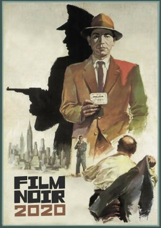 2020 Wall Calendar [12 Pages A4] Film Noir Detective Vintage Movie Poster M456