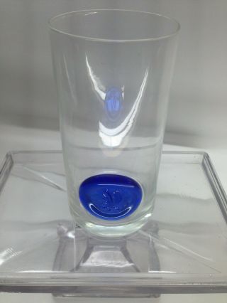 Vintage Rare American Airlines 8 Oz Glass With Blue Glass Logo
