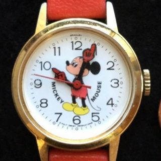 Mickey Mouse Watch Bradley Time Hong Kong 035s Mechanical