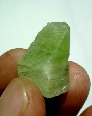 Terminated 33.  60ct 100 Natural Rough Peridot Crystal Specimen Kohistan Pakistan