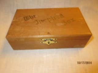 The Inspired Box Wooden Vintage Filled Bible Scripture Scrolls B.  S & Co Japan