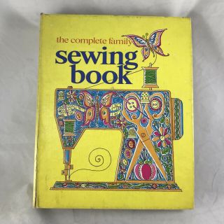 Vtg 1972 Complete Family Sewing Book Binder Curtin Nyc Fashion Design Paper Doll