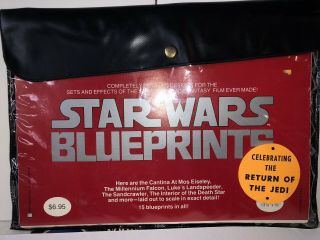 Star Wars Blueprints 1978 - Set Of 15 Sheets In Pouch Minty