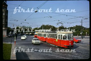 Z Slide - Ws Vienna Austria 549 Trolley Tram Electric Arsenal Str 1975