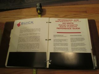 1987 Buick Dealer Advertising Workbook Dealership dealer Sales book 7