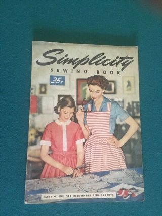 Vintage 1954 Simplicity Sewing Book Pattern Tailoring Dressmaking