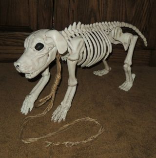 Crazy Bonez Skeleton Dog By Seasons Halloween Prop Yard Display Decor 23 "