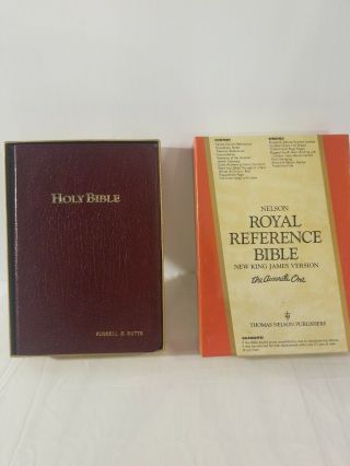 Nelson Royal Reference Bible King James Version The Accurate One Holy Bible