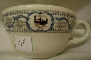 Old Orig.  York Central Lines R.  R.  Buffalo China Coffee Cup Taper Dinnerware