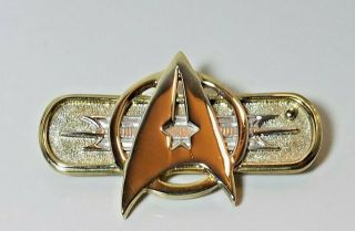 Star Trek Com Badge Insignia Delta Officer 1992