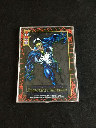 Marvel 1994 Venom Suspended Animation Limited Edition 4 Of 12 Trading Card