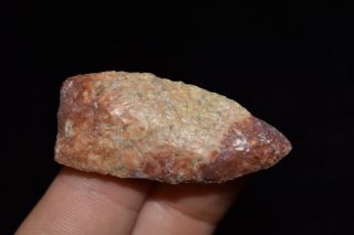 1 3/4 " Authentic Arrowhead Found By Brandon Devore Timewell Brown Co Il D5 23