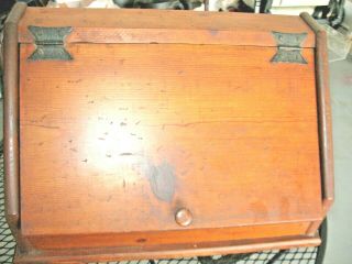 Large Vintage Solid Wood Maple Bread/pastry Box 21x12x11