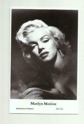 N479) Marilyn Monroe Swiftsure (201/114) Photo Postcard Film Star Pin Up