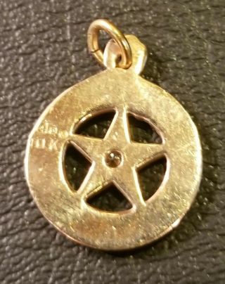 Vintage 10kt Gold GoodYear Tire Co 25 Year Service Award Charm aprox 3 Grams 2