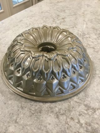Williams Sonoma Nordic Ware Stained Glass Bundt Cake Pan 9 Cups Made In Usa