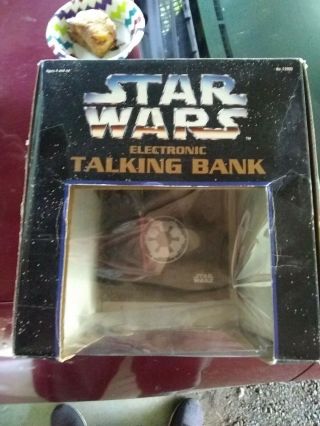 1996 Star wars electronic Talking Bank 3