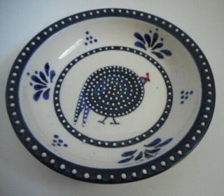 Dragana Jevtovic Ceramics Cape Town South Africa Guinea Bird Fowl Bowl Ret.  $165