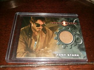 Iron Man Tony Stark Robert Downey Jr Swatch Worn Memorabilia