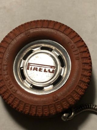 Vintage Pirelli Tires Keychain Racing