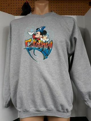Vintage Disney Fantasmic Mickey Mouse Mgm Studios Sweatshirt Xl
