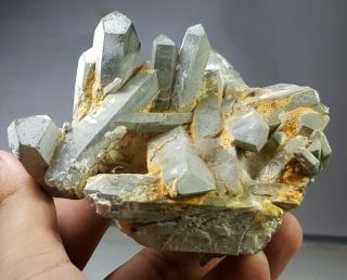 240 Grams Lovely rare Anatase On Chlorite Quartz Crystal Specimen From Pak 3