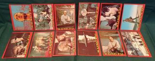 Kung Fu 1973 Tv Show - Topps Complete Trading Card Set