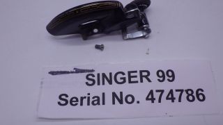 Vintage Singer Model 99 Sewing Machine Bobbin Winder W/ Belt Guard